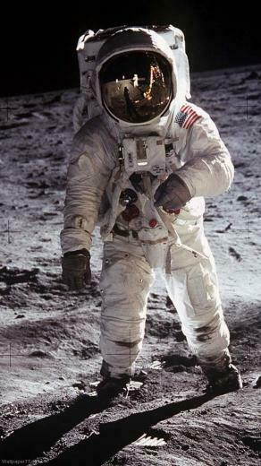 Astronaut On The Moon Space Wallpaper Planet Earth Black