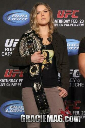 Rousey Cat Zingano Says The Ufc Belt Not Ronda Is Important
