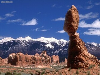 Nature Balance Rock Arches National Park Utah Picture Nr