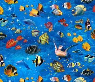 Tropical Ocean Fish Wallpaper X