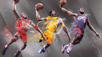 Jordan Kobe Lebron Nba 4k Wallpaper By Skythlee
