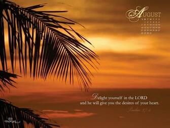 August Delight Wallpaper Christian