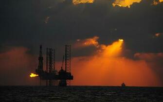 Oil Rig Wallpaper Peinture