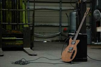 Nice Guitar And Amp Wallpaper
