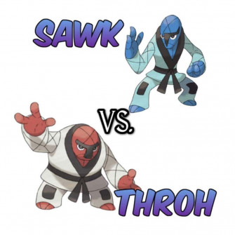 A Clash Of Power And Wits Throh Vs Sawk Reveals Which Pok Mon Wallpaper