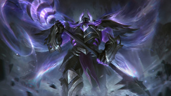 Ashen Graveknight Mordekaiser Lol Skin Splash Art 4k Wallpaper