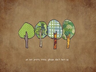 Pretty Vintage Wallpaper Trees By Sofjohns