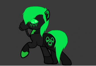 Green Toxic Gas Mask Wallpaper