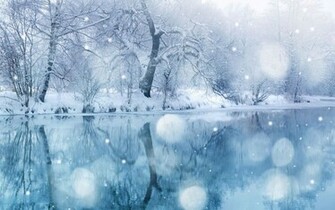 Snow Winter Church Storm Wallpaper