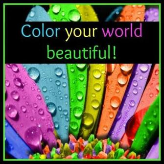 Color Your World Beautiful Motivational Wallpaper