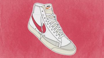 Nike Blazer Mid Illustration On