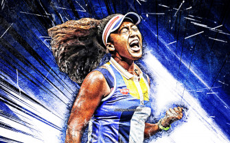 Wallpaper 4k Naomi Osaka Wta Grunge Art Japanese