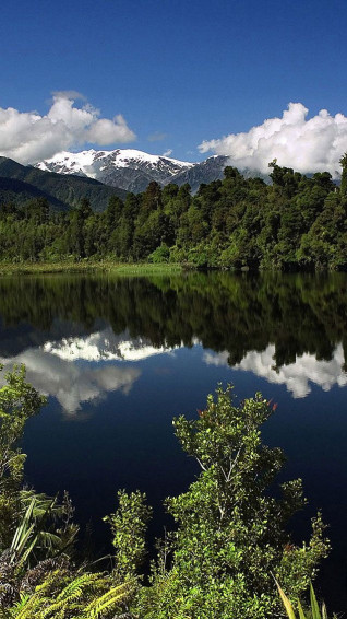 Summer iPhone Wallpaper Lake Landscape Water Reflection