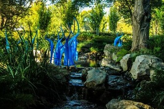 Dale Chihuly Exhibit At The Dallas Arboretum