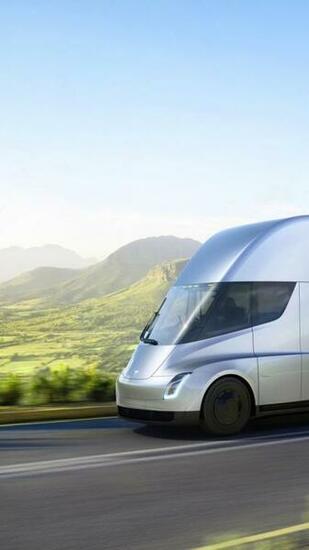 Wallpaper Tesla Semi Truck Electric Car 4k Cars Bikes