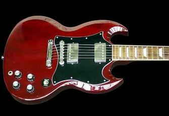 Gibson Guitar Drawing Black