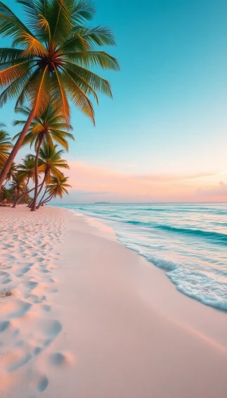 Pretty Beach Background