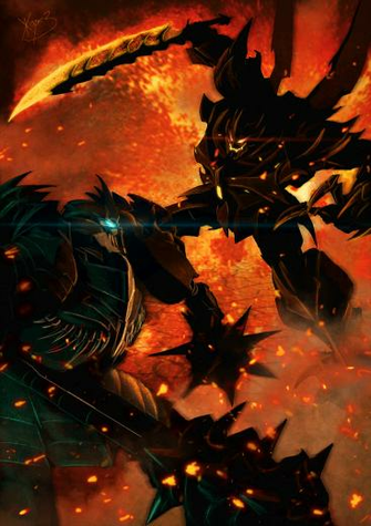 Grimlock Vs Predaking Transformers Art
