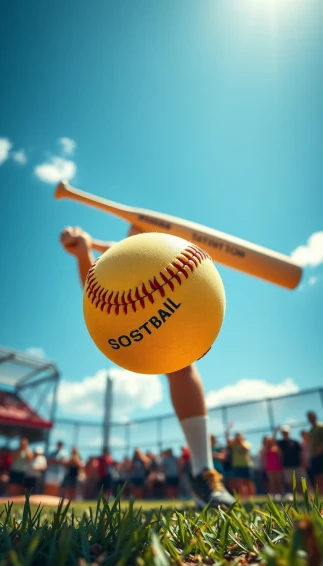 Cool Softball Wallpaper