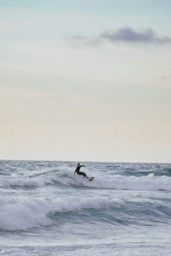Surfing Waves iPhone Wallpaper
