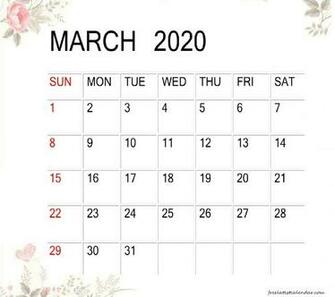 Cute March Calendar Desk Wallpaper
