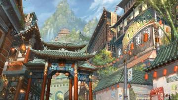 Japanese Art Painting Fantasy Wallpaper HD Desktop