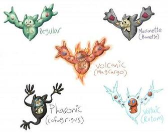 I Drew Pokemon Variations For My Favorite Reuniclus