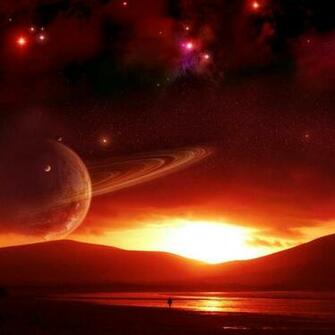 Wallpaper Desktop Computer Saturn Eclipse