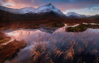 Wallpaper Scotland South West Of The Highlands Valley Glencoe