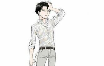 Wallpaper Anime Art Guy Shingeki No Kyojin Levi Corporal