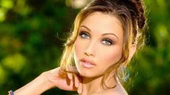 Wallpaper Girl Model Make Up Face Eyes Beautiful 4k