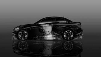 Bmw M2 Coupe Side Anime Girl Aerography Car