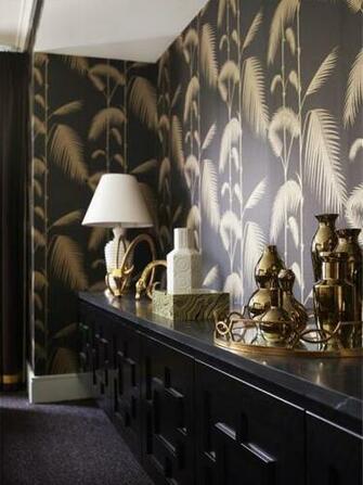 Of My Favorite Interiors With Palm Leaf Wallpaper Live The Life