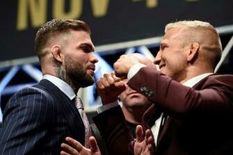 Cody Garbrandt T J Dillashaw Settle Beef At Ufc Rolling Stone