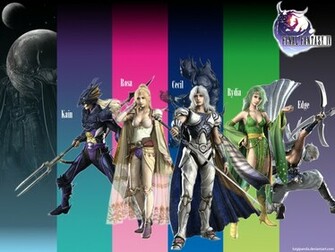 Final Fantasy Iv By Luigipanda Fan Art Wallpaper Games