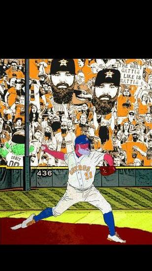 iPhone Evan Gattis Wallpaper Optimized For Lock Screen
