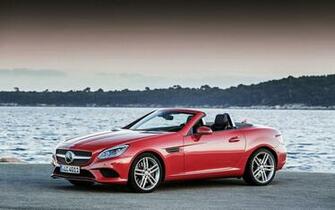 Wallpaper Mercedes Benz Slk Class R172 Red