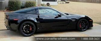 Re Black C6 Zr1 Wheels On A