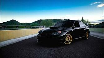 HD Wallpaper 1080p Desktop Subaru Impreza Wrx Black