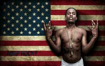 Asap Rocky Flag Rap Wallpaper