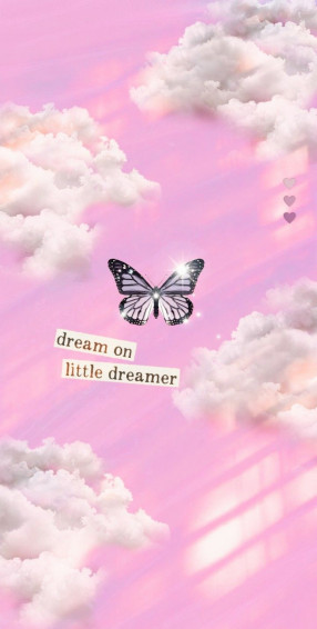 Wallpaper Aesthetic Butterfly iPhone Pink