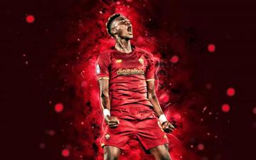 Wallpaper Tammy Abraham 4k As Roma Serie A English
