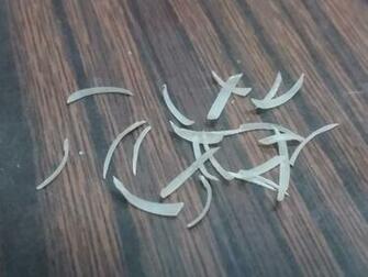 File Hk Human Fingernail Cut With Brown Wood Background