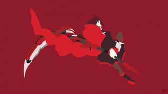 Ruby Rose Rwby Minimalist Wallpaper By Greenmapple17