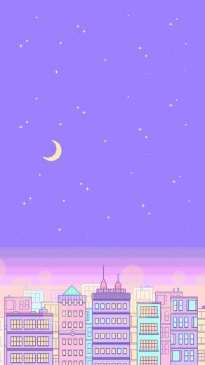Purple Pastel Aesthetic Wallpaper In