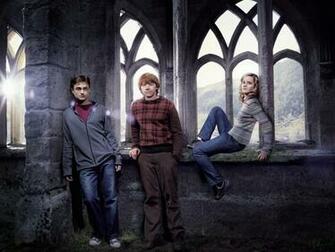 Harry Ron And Hermione Wallpaper
