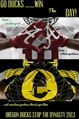 Oregon Ducks Win The Day Wallpaper Vs Crimson Tide