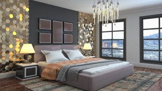 Bed Furniture Bedroom Man Made Room 4k Ultra HD Wallpaper