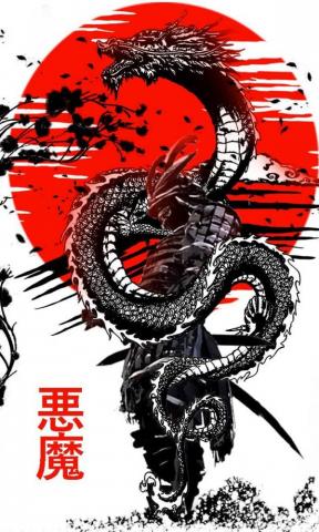 Digital Art In Japanese Pop Samurai Artwork