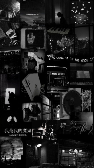 Black And White Grunge Aesthetic Wallpaper Dark